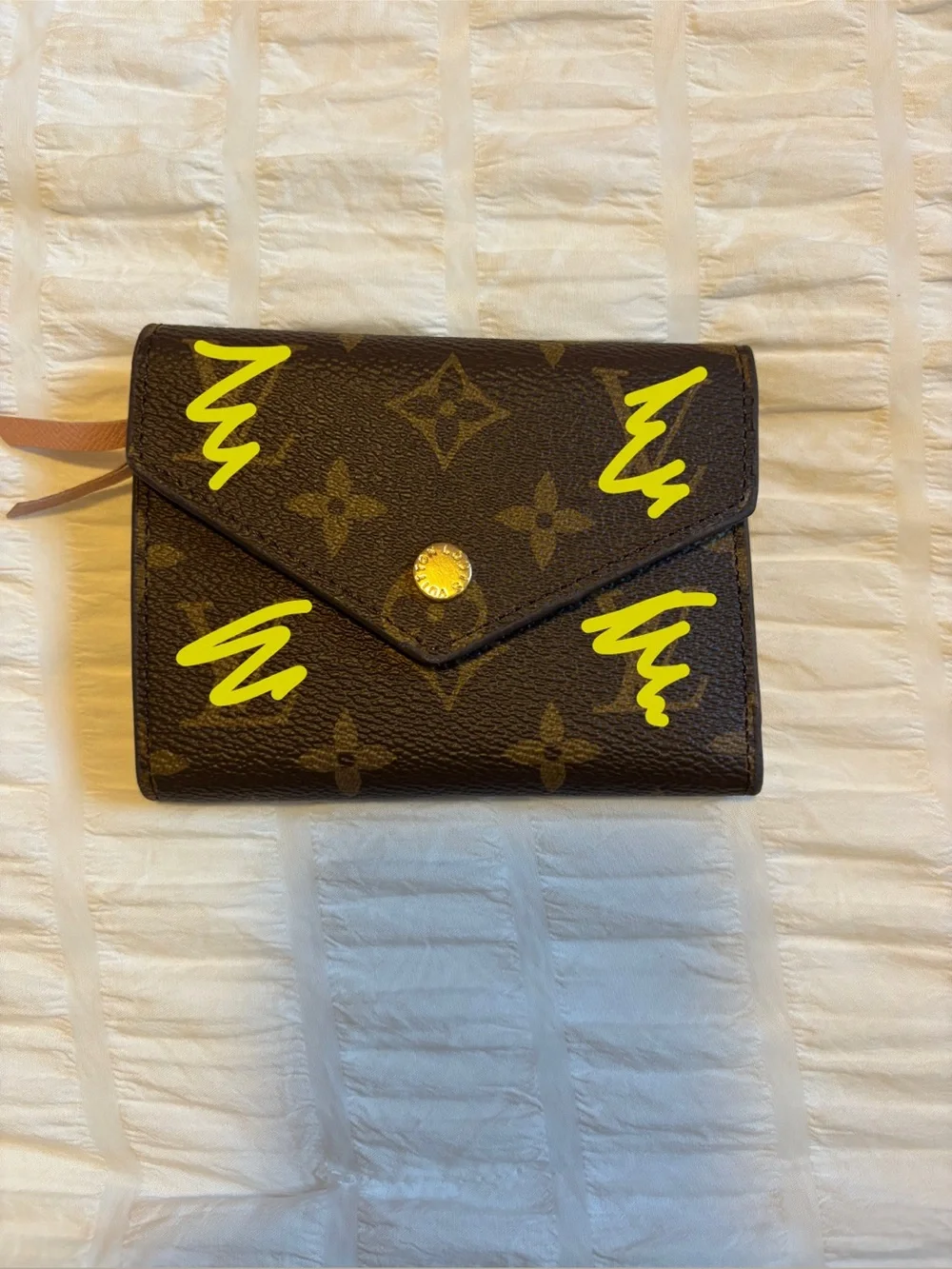 Brown & pink  wallet